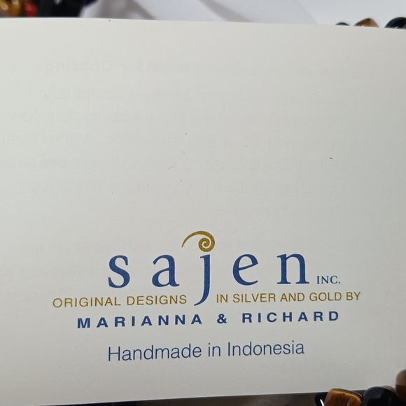 Sajen 925 Sterling Silver Multi Gemstones Necklace - Picture 8 of 8